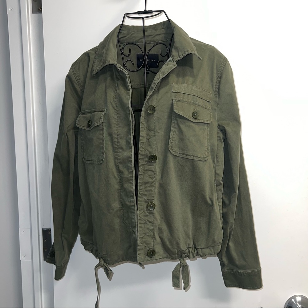 Banana Republic Utility Jacket Green